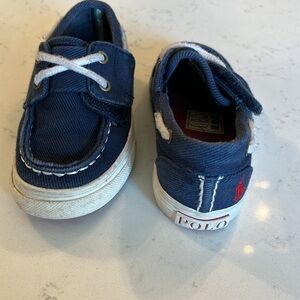 Polo Boat Shoes in navy  - the cutest!